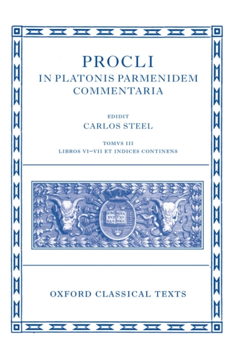 Cover image for book Procli In Platonis Parmenidem Commentaria III