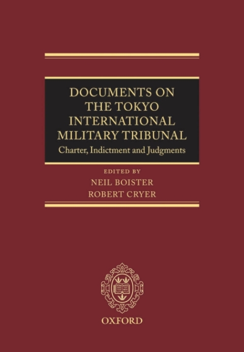 Cover image for book Documents on the Tokyo International Military Tribunal