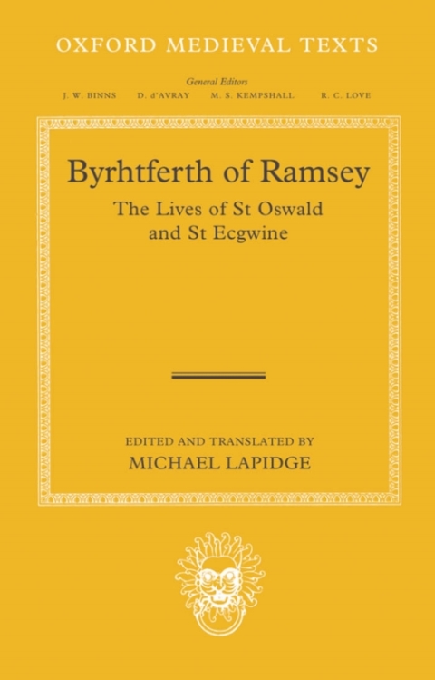 Cover image for book Byrhtferth of Ramsey