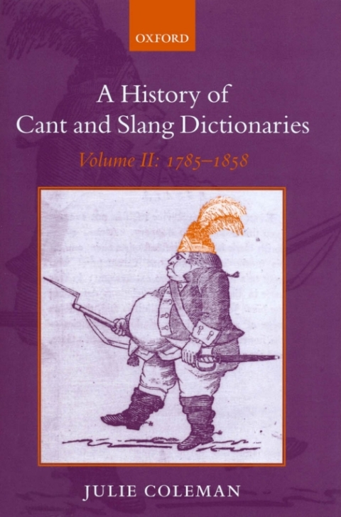 Cover image for book A History of Cant and Slang Dictionaries