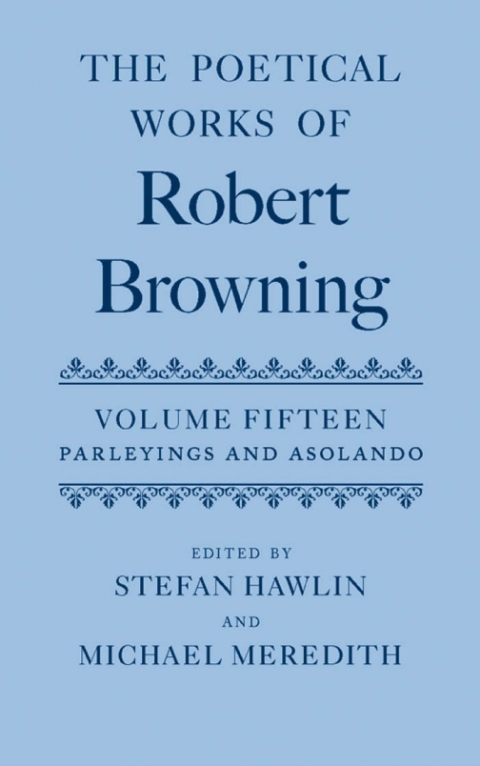 Cover image for book The Poetical Works of Robert Browning