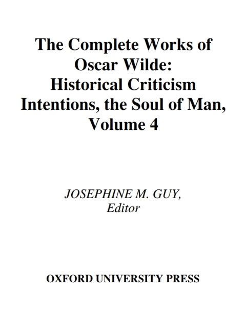 Cover image for book The Complete Works of Oscar Wilde