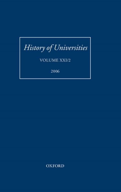 Cover image for book History of Universities