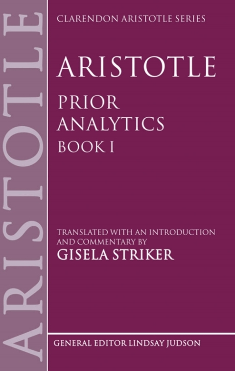 Cover image for book Aristotle's Prior Analytics book I