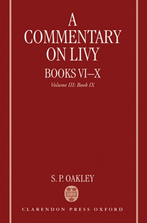 Cover image for book A Commentary on Livy, Books VI-X