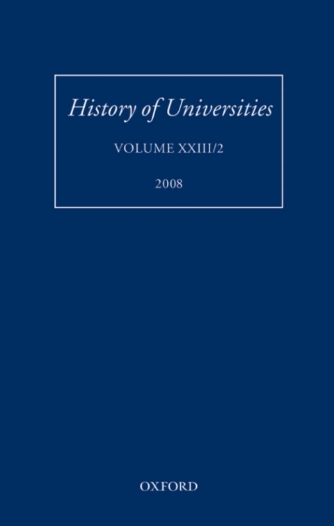 Cover image for book History of Universities