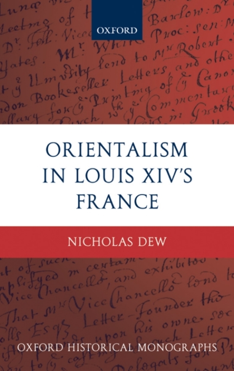 Cover image for book Orientalism in Louis XIV's France