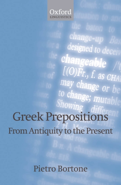 Cover image for book Greek Prepositions