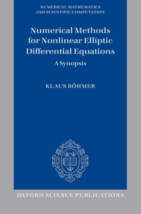 Cover image for book Numerical Methods for Nonlinear Elliptic Differential Equations