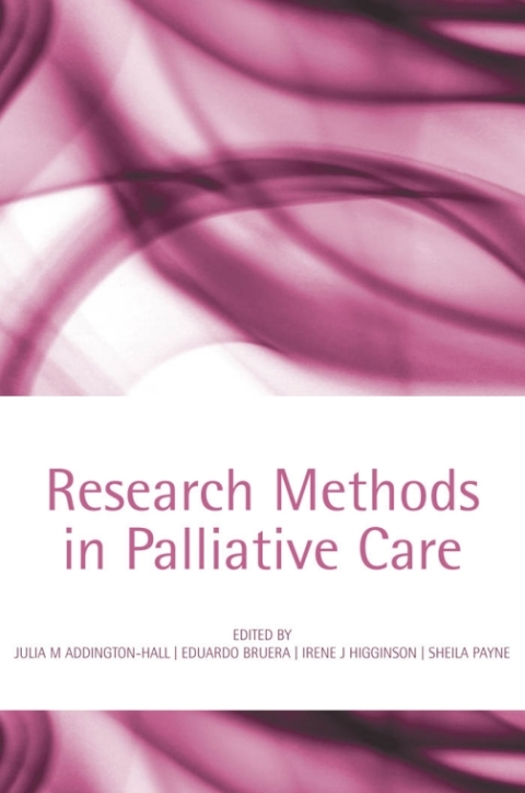 Cover image for book Research methods in palliative care