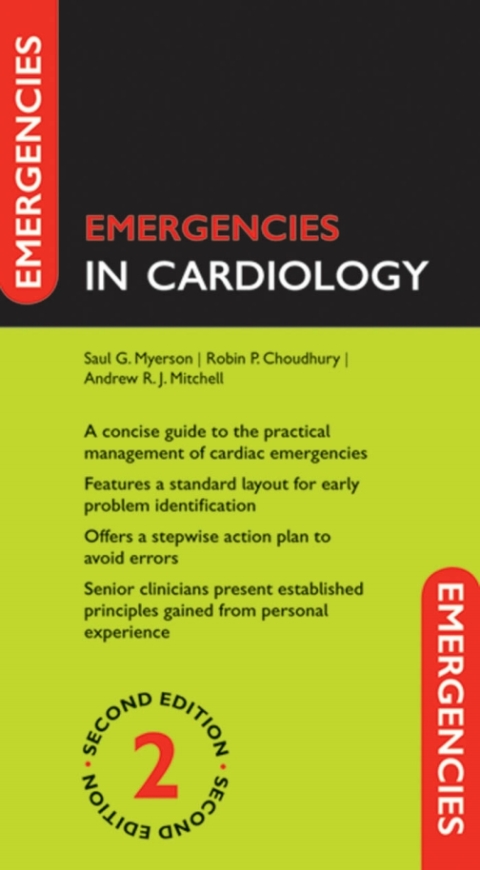 Cover image for book Emergencies in Cardiology