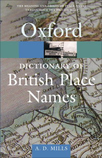 Cover image: A Dictionary of British Place-Names 1st edition