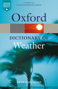Titelbild: A Dictionary of Weather 2nd edition 9780199541447