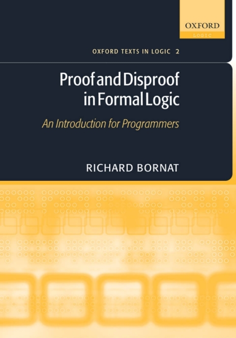 Cover image for book Proof and Disproof in Formal Logic