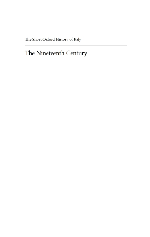Cover image for book Italy in the Nineteenth Century