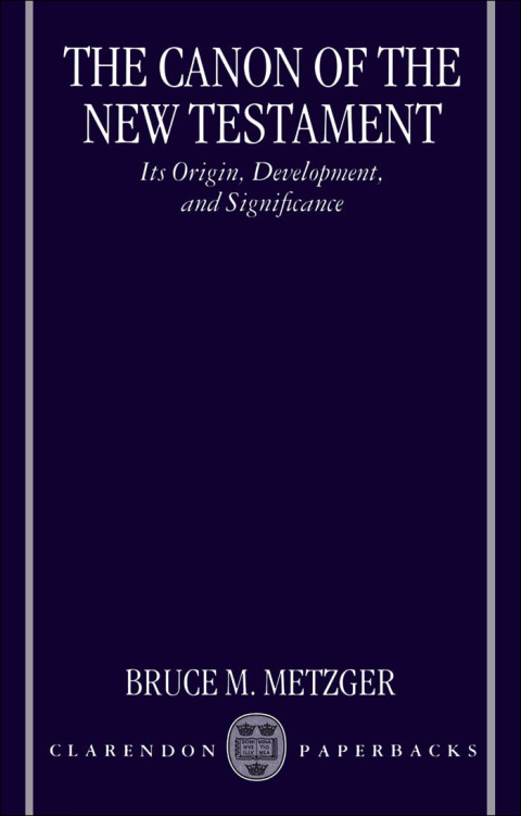 Cover image for book The Canon of the New Testament