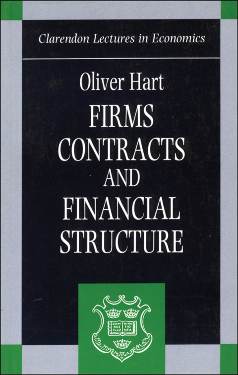 Cover image for book Firms, Contracts, and Financial Structure