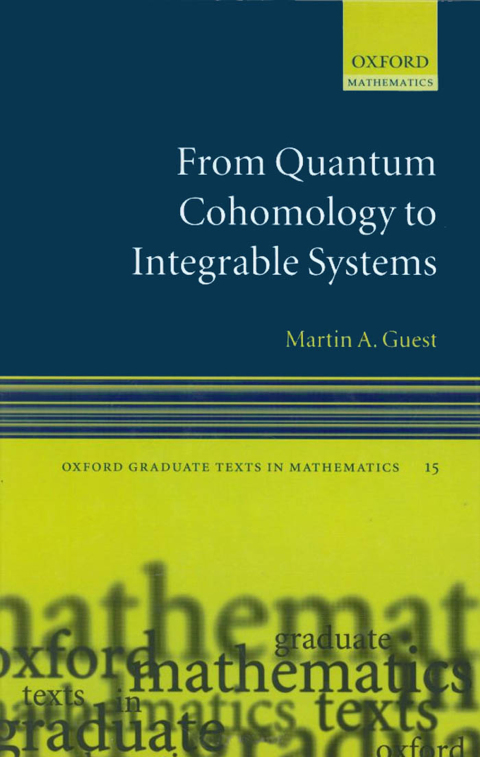 Cover image for book From Quantum Cohomology to Integrable Systems