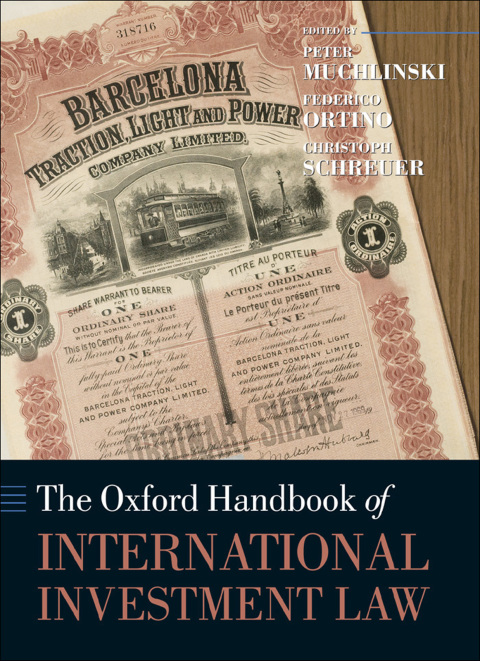 Cover image for book The Oxford Handbook of International Investment Law