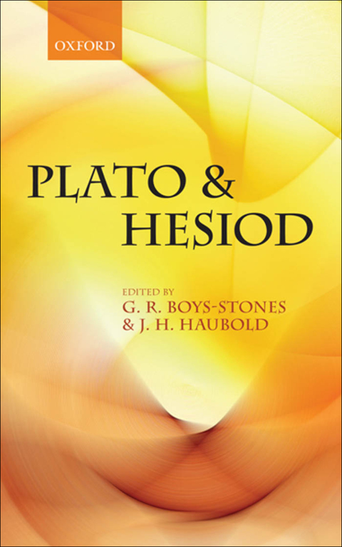 Cover image for book Plato and Hesiod