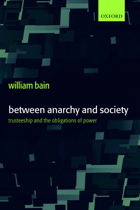 Cover image for book Between Anarchy and Society
