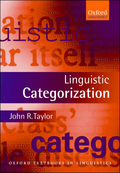 Cover image for book Linguistic Categorization