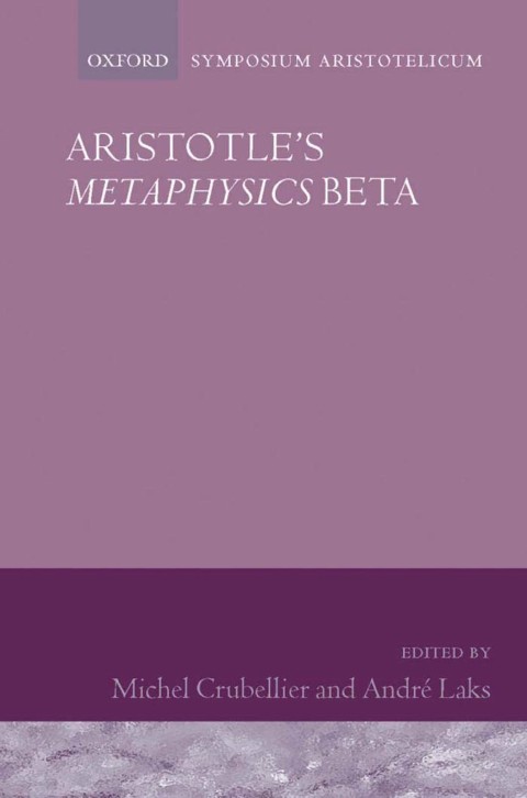 Cover image for book Aristotle's Metaphysics Beta