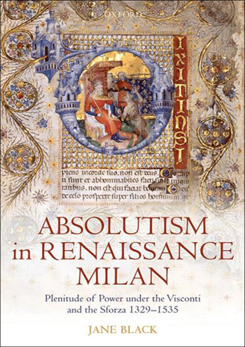 Cover image for book Absolutism in Renaissance Milan