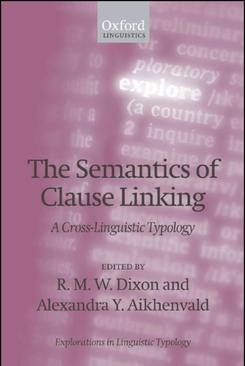 Cover image for book The Semantics of Clause Linking