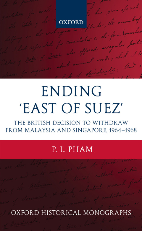 Cover image for book Ending 'East of Suez'