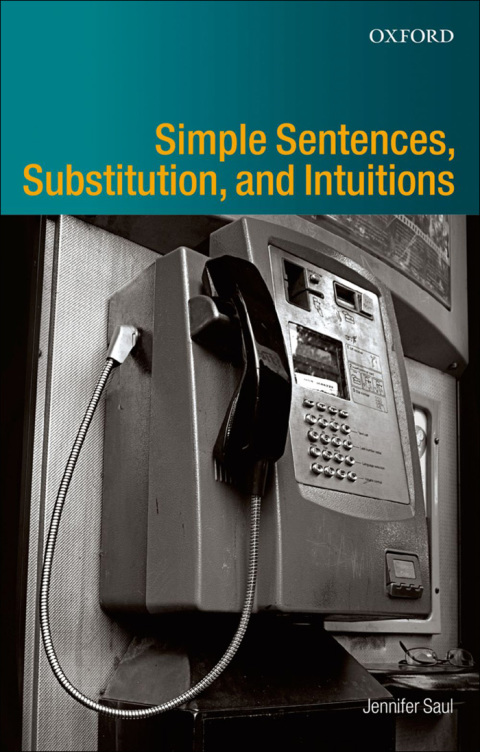 Cover image for book Simple Sentences, Substitution, and Intuitions
