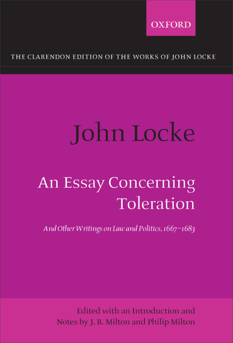 Cover image for book John Locke: An Essay concerning Toleration