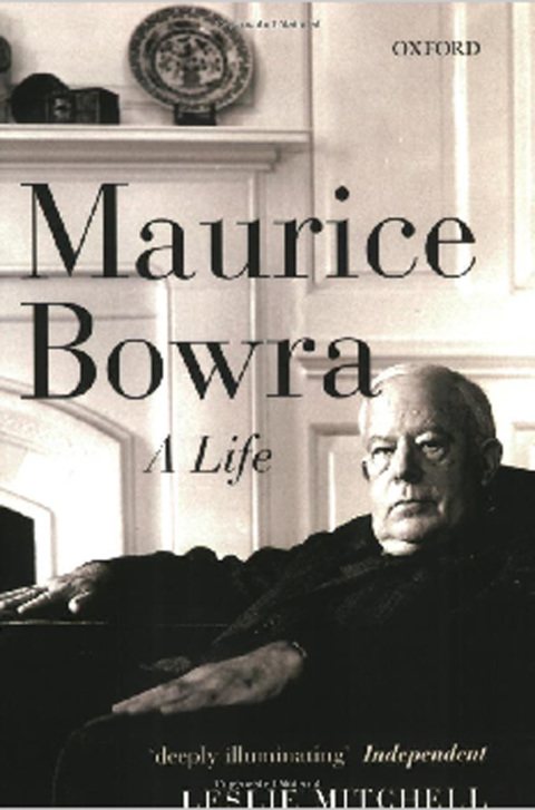 Cover image for book Maurice Bowra
