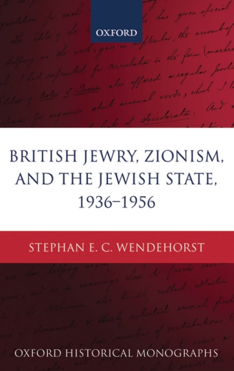 Cover image for book British Jewry, Zionism, and the Jewish State, 1936-1956