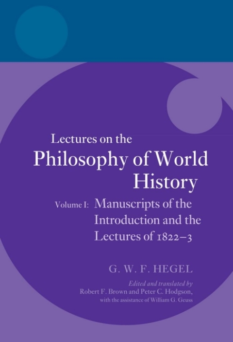 Cover image for book Hegel: Lectures on the Philosophy of World History, Volume I