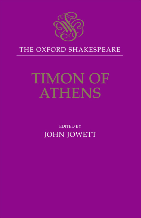 Cover image for book Timon of Athens: The Oxford Shakespeare