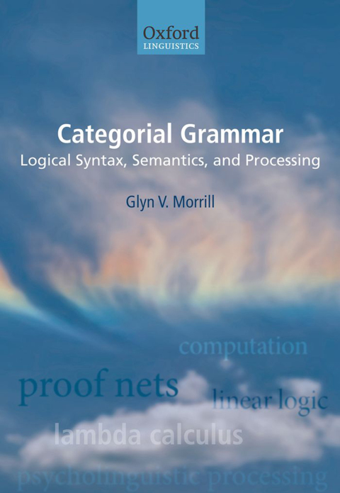 Cover image for book Categorial Grammar