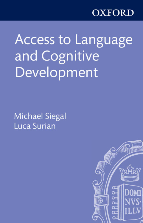 Cover image for book Access to Language and Cognitive Development