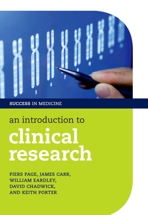 Cover image for book An Introduction to Clinical Research