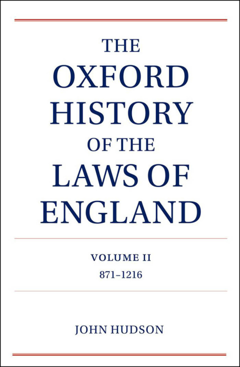 Cover image for book The Oxford History of the Laws of England Volume II