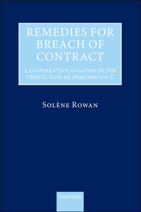 Cover image for book Remedies for Breach of Contract