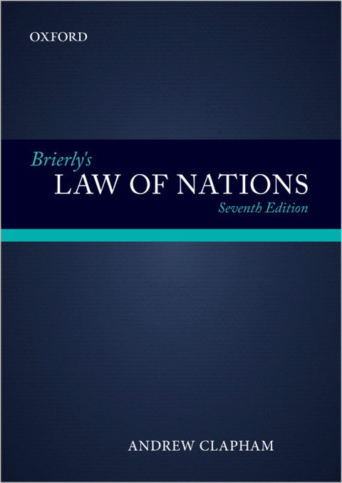 Cover image for book Brierly's Law of Nations