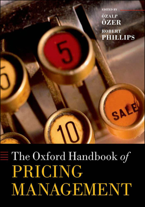 Cover image for book The Oxford Handbook of Pricing Management