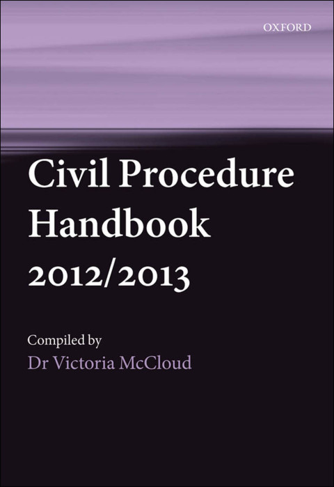Cover image for book Civil Procedure Handbook 2012/2013