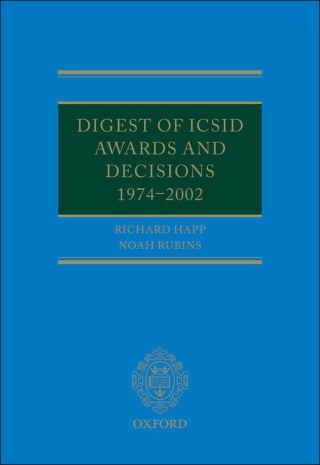 Digest of ICSID Awards and Decisions: 1974-2002