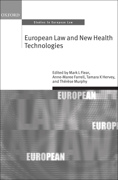 Cover image for book European Law and New Health Technologies