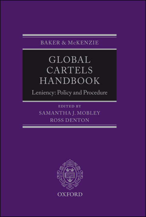 Cover image for book Global Cartels Handbook