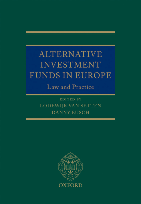 Cover image for book Alternative Investment Funds in Europe