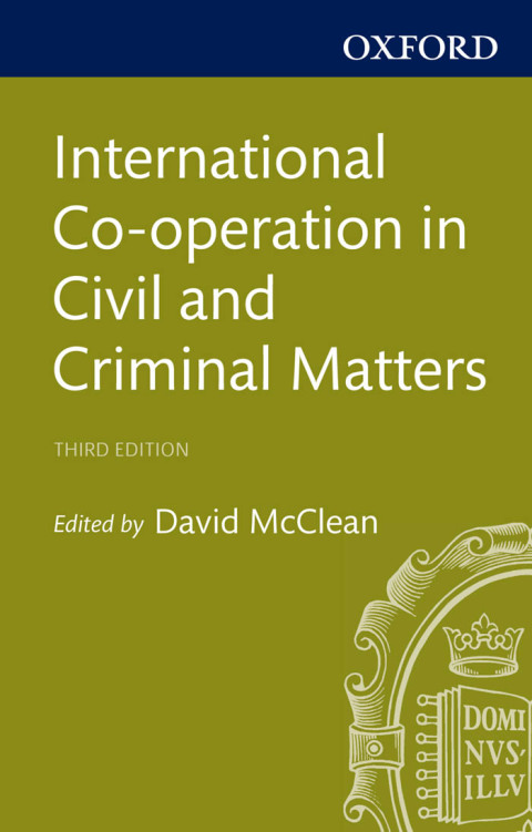 Cover image for book International Co-operation in Civil and Criminal Matters