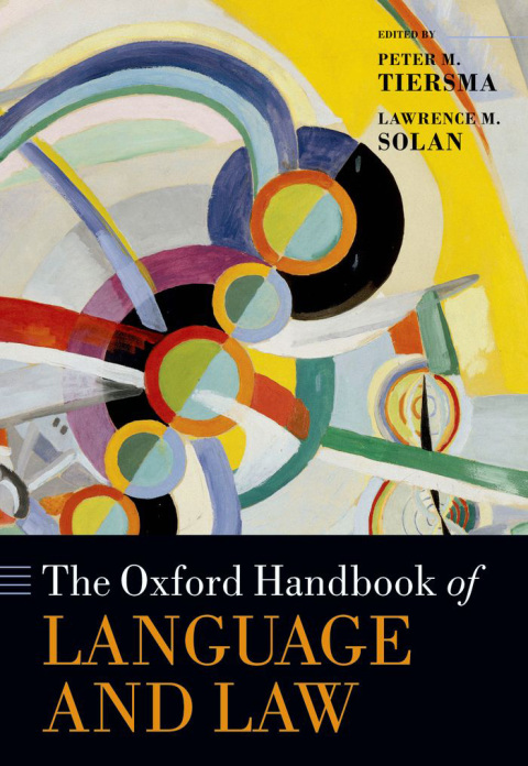 Cover image for book The Oxford Handbook of Language and Law